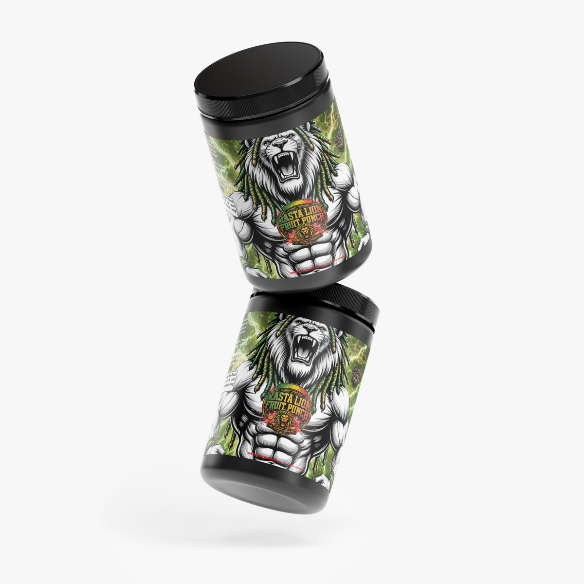 KSFBLLC (RASTA LION FRUIT PUNCH) Nitric Shock Pre-Workout Powder (Fruit Punch)