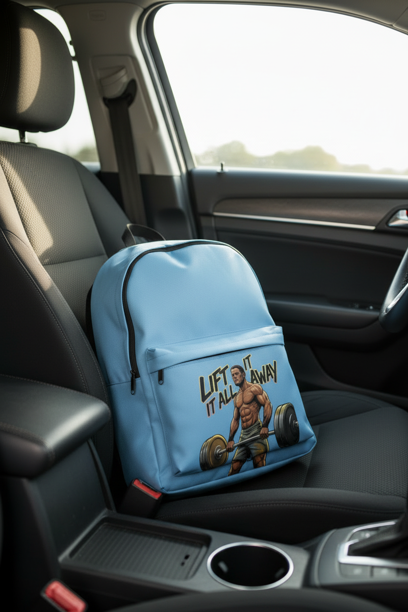 (Unisex) Royal Blue Lift It All Away Backpack