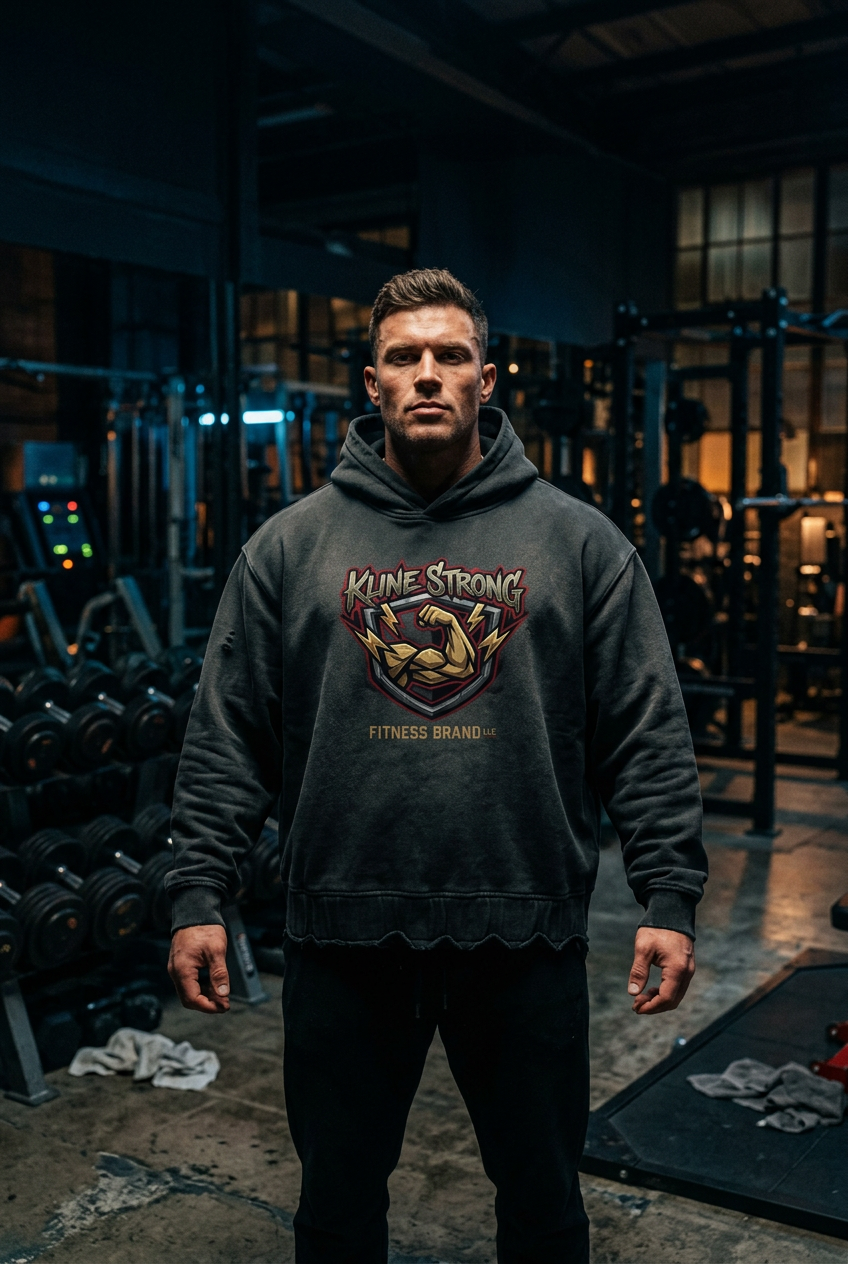 KFSBLLC (way of the beast edition)Unisex Sunfade Ripped Boxy Hoodie