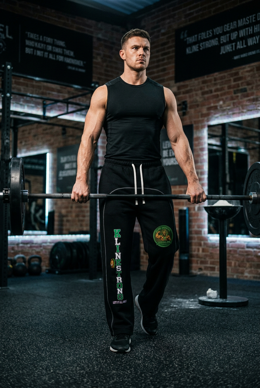 (KSFBLLC RASTA LION EDITION) Contrast-Stitched Fleece Sweatpants
