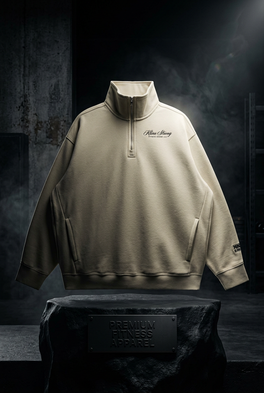 (KSFB LLC OG) Quarter-Zip Drop Shoulder Sweatshirt