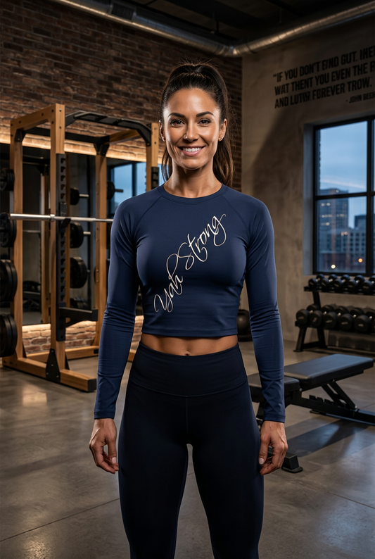 (KSFBLLC YAH STRONG) Women’s Slim Raglan Long Sleeve T-Shirt