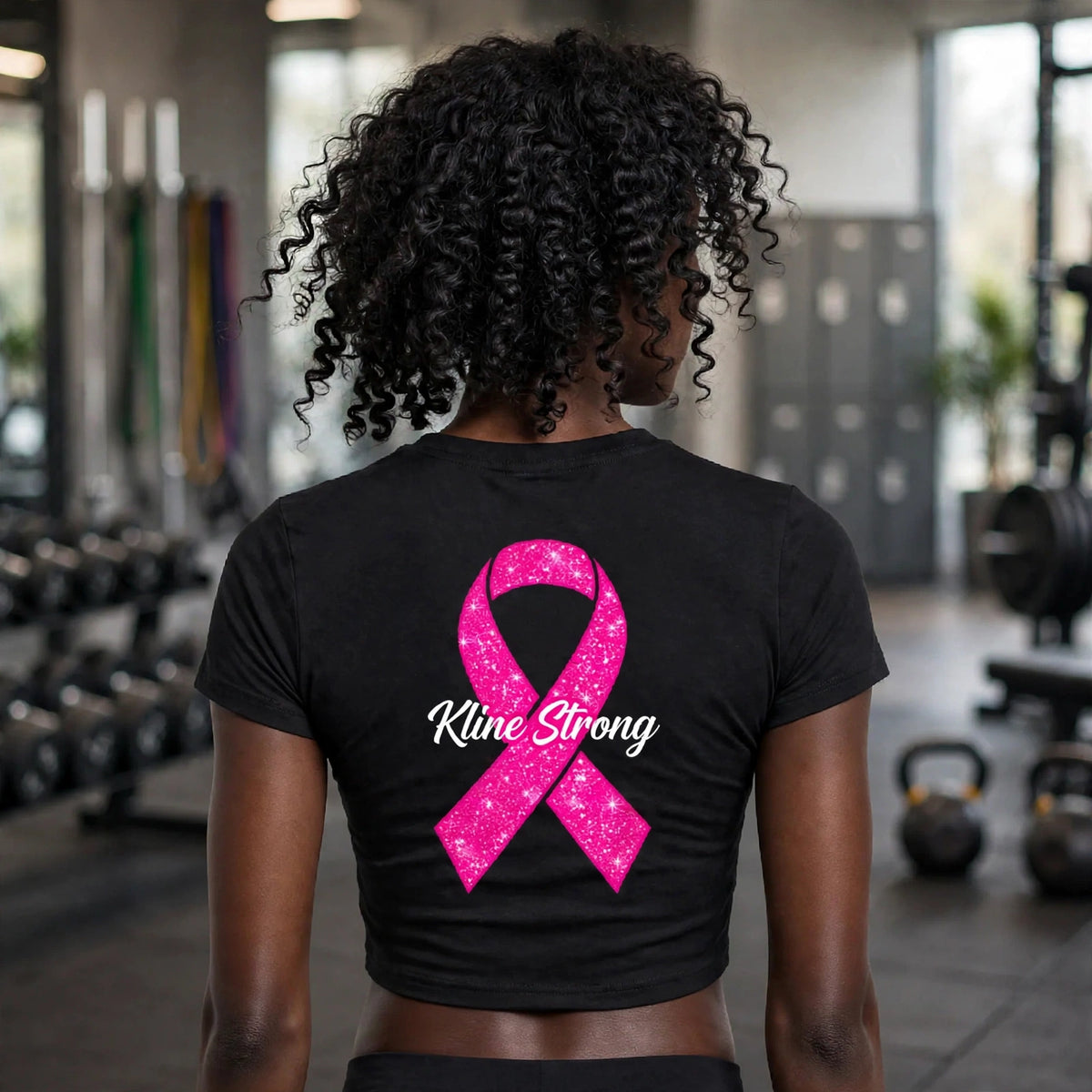 KSFB FOR THE LADIES LLC BREAST CANCER AWARENESS TEE Essential Bodycon Crewneck T-Shirt