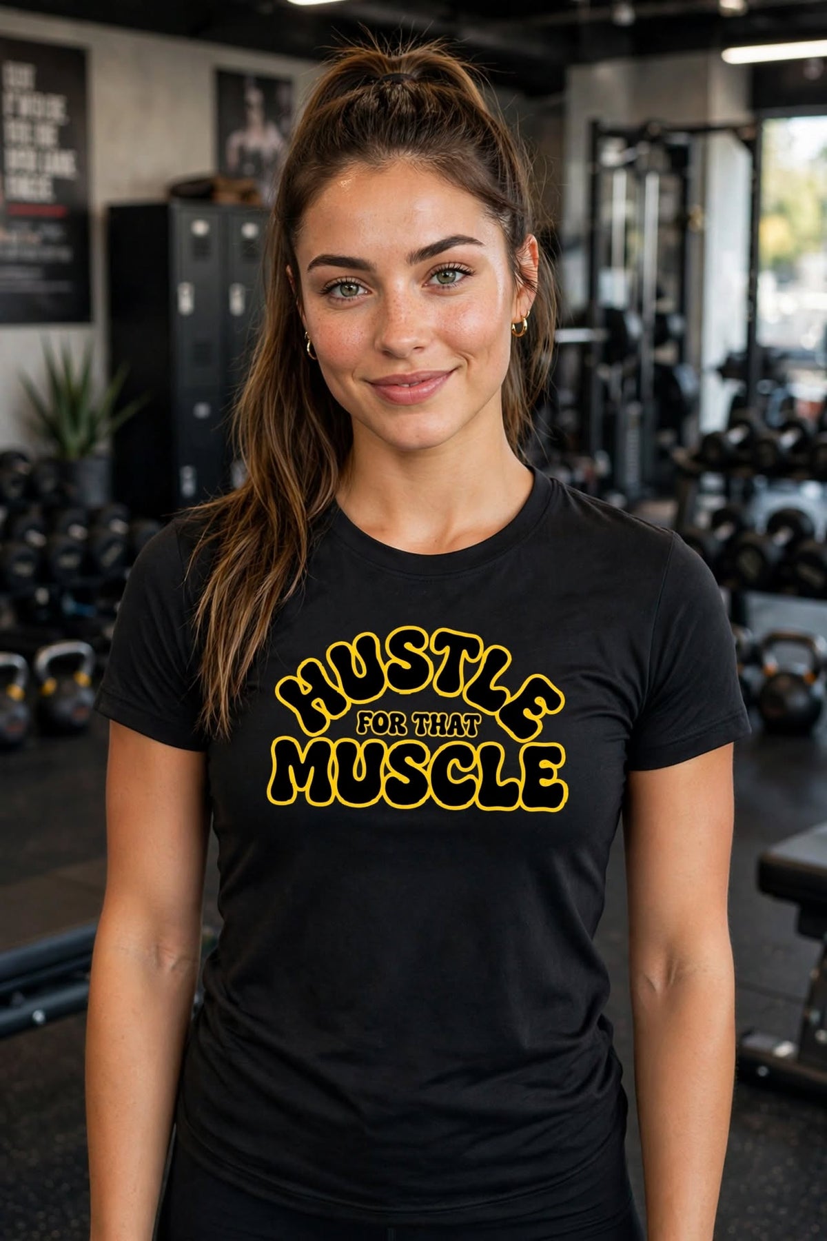 KSFBLLC (HUSTLE FOR THAT MUSCLE EDITION) Men's Jacquard Slim Mesh T-Shirt