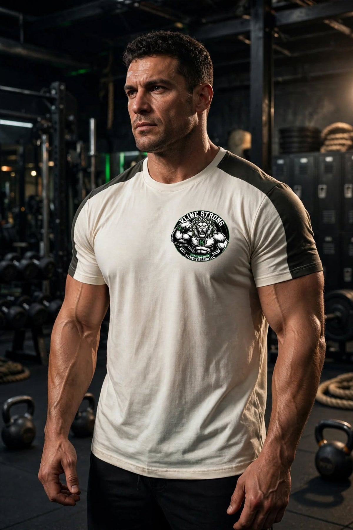 KSFBLLC(RASTA LION) Men's Color Block Performance T-Shirt