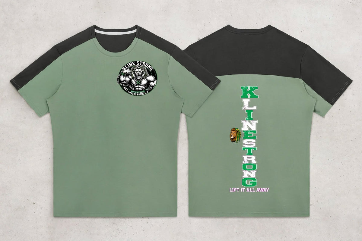 KSFBLLC(RASTA LION) Men's Color Block Performance T-Shirt