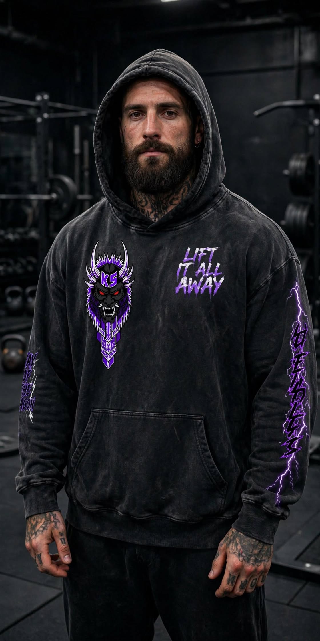 Way of the Dragon oversized hoodie — alternate product photo 6